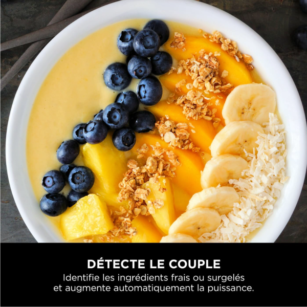 Blender intelligent Ninja Detect Pro 1200 W, cuve de 2 L (capacité maximale de 1900 ml), puissant blender pour smoothies, hachage de légumes