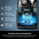 Blender intelligent Ninja Detect Pro 1200 W, cuve de 2 L (capacité maximale de 1900 ml), puissant blender pour smoothies, hachage de légumes