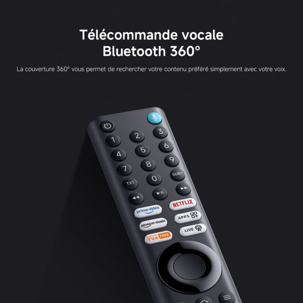 Amazon Fire TV Stick HD (Nouvelle génération) | TV gratuite et en direct, télécommande vocale Alexa,