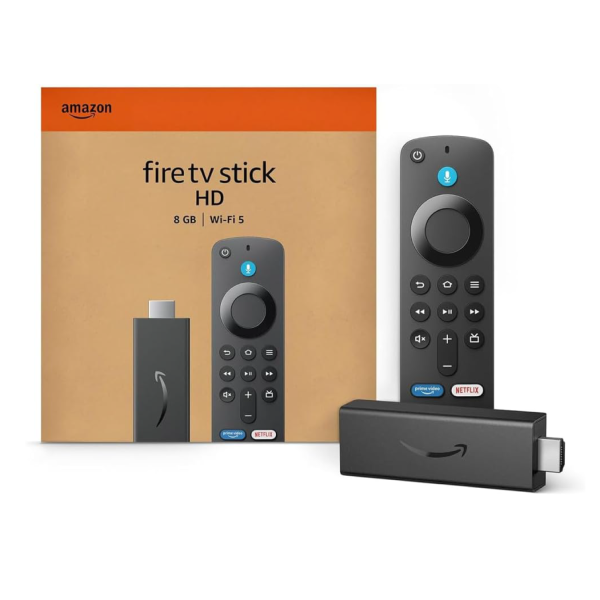 Amazon Fire TV Stick HD (Nouvelle génération) | TV gratuite et en direct, télécommande vocale Alexa,