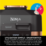 Ninja Speedi 10-en-1 Cuiseur rapide, Air Fryer, Friteuse à air et Multicuiseur, 5.7L, Repas pour 4 en 15 minutes, Vapeur, Gril, Cuire au four, Rôtir, Saisir, Mijoter et plus, Gris Sel de Mer,