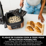 Ninja Speedi 10-en-1 Cuiseur rapide, Air Fryer, Friteuse à air et Multicuiseur, 5.7L, Repas pour 4 en 15 minutes, Vapeur, Gril, Cuire au four, Rôtir, Saisir, Mijoter et plus, Gris Sel de Mer,