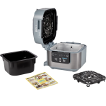 Ninja Speedi 10-en-1 Cuiseur rapide, Air Fryer, Friteuse à air et Multicuiseur, 5.7L, Repas pour 4 en 15 minutes, Vapeur, Gril, Cuire au four, Rôtir, Saisir, Mijoter et plus, Gris Sel de Mer,