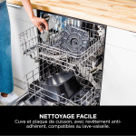 Ninja Speedi 10-en-1 Cuiseur rapide, Air Fryer, Friteuse à air et Multicuiseur, 5.7L, Repas pour 4 en 15 minutes, Vapeur, Gril, Cuire au four, Rôtir, Saisir, Mijoter et plus, Gris Sel de Mer,