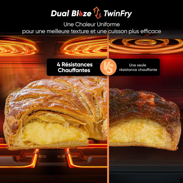 Friteuse à air COSORI Twinfry 10L, friteuse sans huile 5 en 1