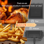 Friteuse à air COSORI Twinfry 10L, friteuse sans huile 5 en 1