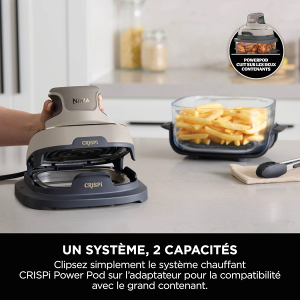 Air Fryer modulaire en verre Ninja CRISPi Cyber Space