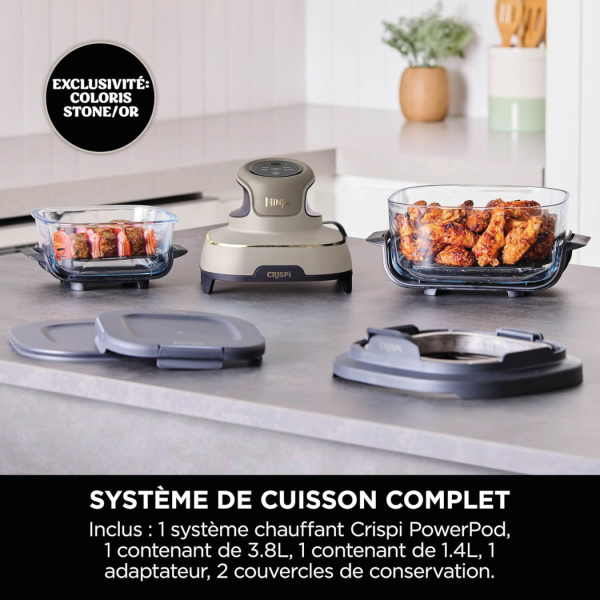 Air Fryer modulaire en verre Ninja CRISPi Cyber Space