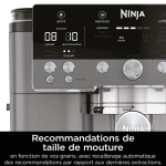 Machine Espresso Ninja Luxe Café Premier Cyber Space avec gourde isotherme bleue