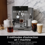 Machine Espresso Ninja Luxe Café Premier Cyber Space avec gourde isotherme bleue