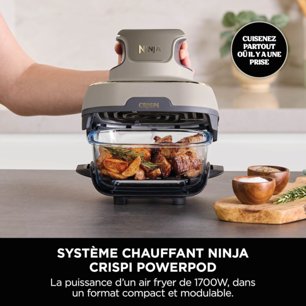 Air Fryer modulaire en verre Ninja CRISPi Cyber Space