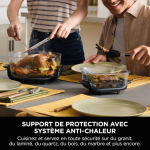 Air Fryer modulaire en verre Ninja CRISPi Cyber Space